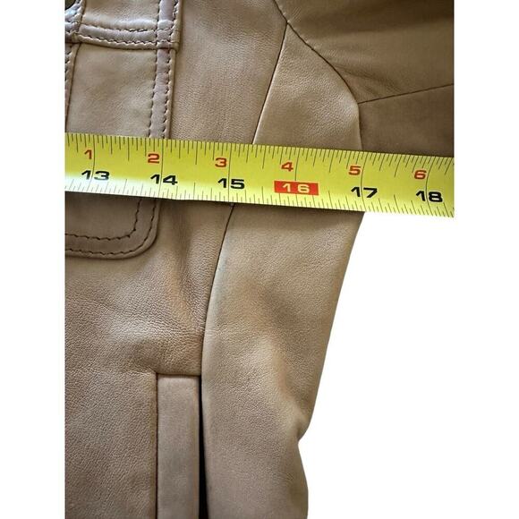Wilson Tan Leather jackets women XS - Picture 8 of 12